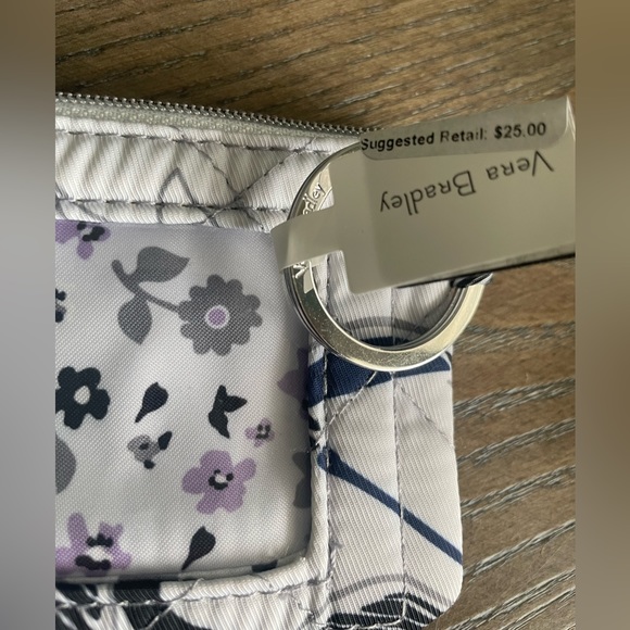 NWT Vera Bradley Performance Twill Zip ID in Twilight Garden - Picture 6 of 6